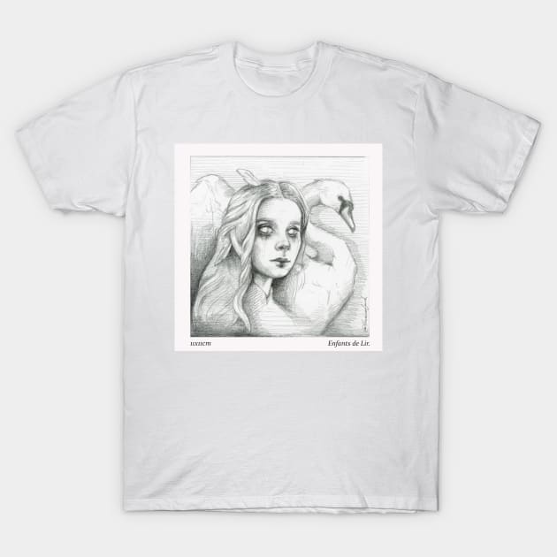 Oidheadh Chloinne Lir, Irish Celtic mythology (quote) T-Shirt by blueicedjack